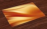 mesa cocina naranja madera CARACTERÍSTICAS – Colores e imagen nítidos. Diseños durables. Sin tintes nocivos para la salud.