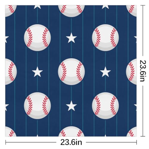 Tavisto Baseball Stripe Square Scarf for Women Lightweight Hair Scarf Headbands Neck Scarf Spring Summer Hair Wrap Square Silk Navy Blue Head Scarves for Women 23.6 x 23.6 Inch2