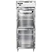 Continental Refrigerator DL1FE-GD-HD Designer Line Extra Wide Single Section Glass Door Reach In Freezer, 28-1/2"W, With Half Height Doors