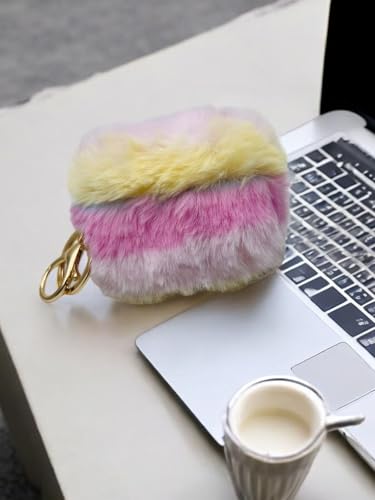 Image of SE HUB Earphone Case Cover Compatible with AirPods Case Cover | Soft Fur Skin Buds Full Protection Cover