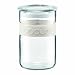 Bodum Presso 20-Ounce Glass Storage Jar, White