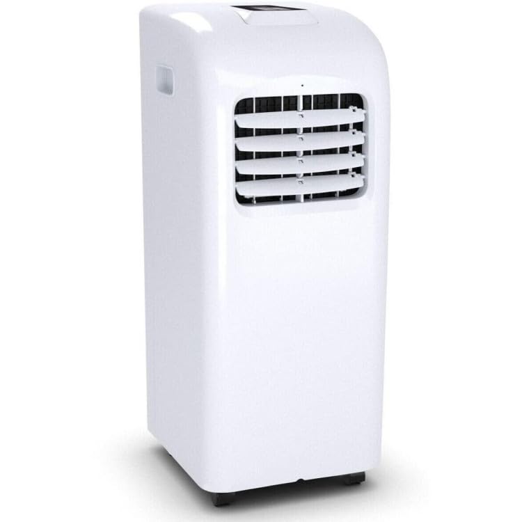 COSTWAY Ashrae 8000 BTU Portable Air Conditioner with Remote Control Energy Efficient for Rooms Up to 400 Sq