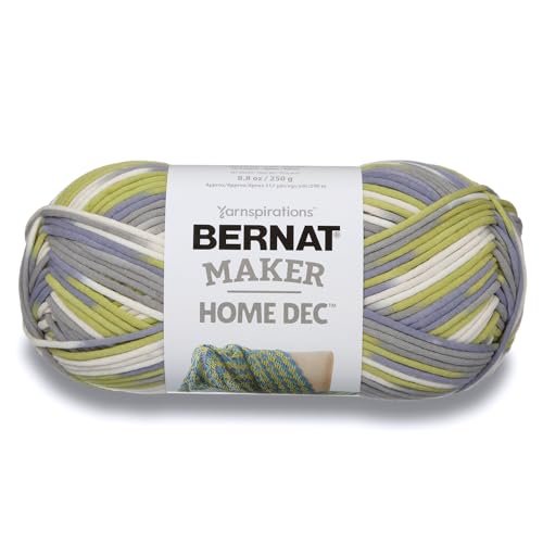 Image of Bernat Maker Home Dec Lilac Fence Varg Yarn - 2 Pack of 250g /8.8oz - Cotton - 5 Bulky - 317 Yards - Knitting, Crochet, Crafts & Amigurumi