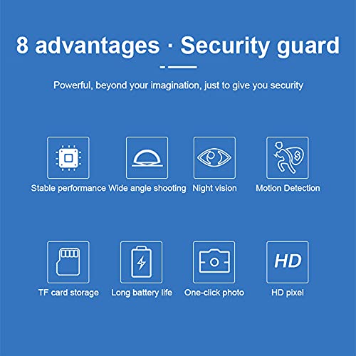 Qebidum Mini Hidden Camera Built-In 32Gb Memory Card, 1080P Spy Cop Cam, Rechargeable Battery Powered Night Vision Nanny Tiny Digital Recorder Small Body Sports Dvr Micro Surveillance Camera #TOP2