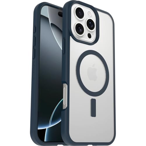 Image of OtterBox iPhone 16 Pro Max React Series Case - Indigo Night - Ultra-Thin, Stylish Minimalist iPhone Case, MagSafe Compatible