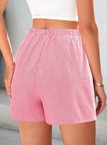 Image of PRETTYGARDEN Womens Summer Gingham Boxer Shorts