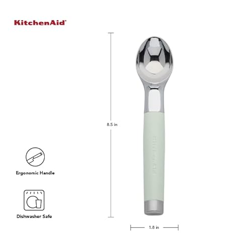 KitchenAid Colher de sorvete gourmet, tamanho único, pistache fosco
