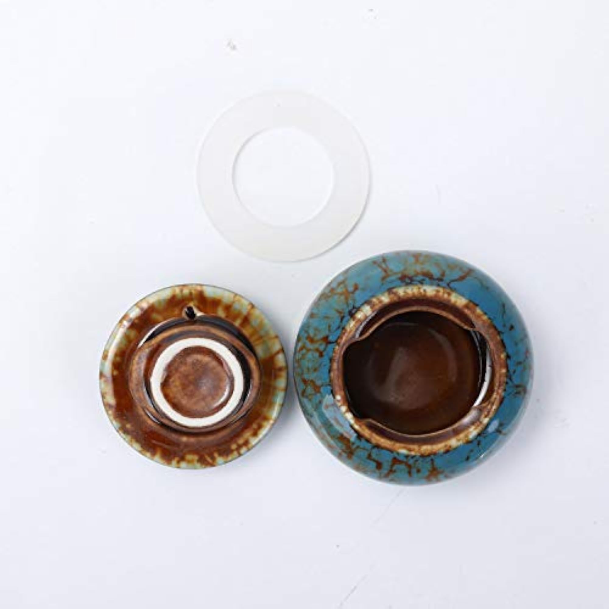 Small Urn for Human Ashes, Blue