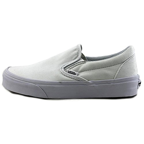 Vans - Unisex Adult Classic Slip-On Shoes in True White, Size: 5 D(M) US Mens / 6.5 B(M) US Womens, Color: True White