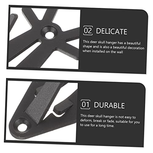 Uonlytech 6 Peças Gancho De Caveira De Veado Gancho De Caveira De Alce Cabide De Montagem De Caveira