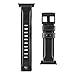 URBAN ARMOR GEAR UAG Compatible Apple Watch Band 49/46/45/44mm iWatch Series Ultra 3/Ultra 2/Ultra/4-11/SE3/SE2/SE, Top Grain Italian Leather Replacement Strap, Leather Black
