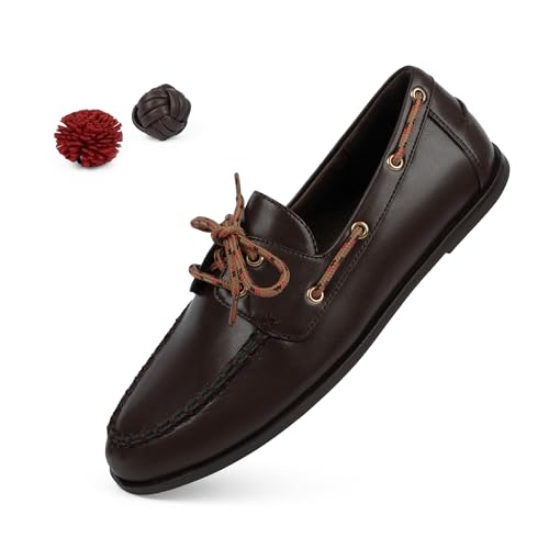 QIY Chocolate Womens Loafers Flat Loafer Pumps for Women Lace