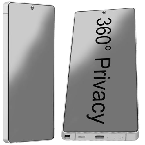 Film protecteur d'écran mat pour Samsung S24 Ultra avec verre trempé anti-espion 360
