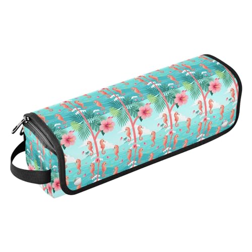 Bolsa de viaje para herramientas de cabello con tapete resistente al calor impermeable para planchas y rizadores, organizador para mujeres miniatura 1