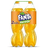 fanta naranja botella Refresco con un 8% de zumo de naranja