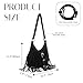 Nefokfdus Fringe Hobo Purse for Women,Western Small Fringed Shoulder Bag Vegan Suede Hippie Crossbody Bag with Tassel