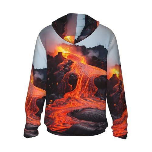 Chaqueta para hombre con protección solar UPF 50+ roja miniatura 7