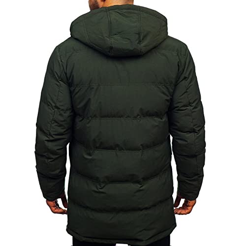 Legou Jaqueta masculina casual de algodão tricotado, Cinza escuro, P