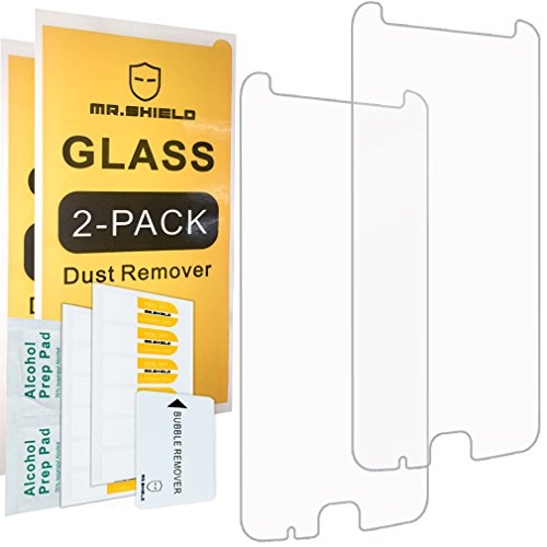 Mr.Shield [2-PACK] Designed For Motorola Moto Z2 Force Edition/Moto Z Force Edition (2nd Gen) [Tempered Glass] Screen Protector