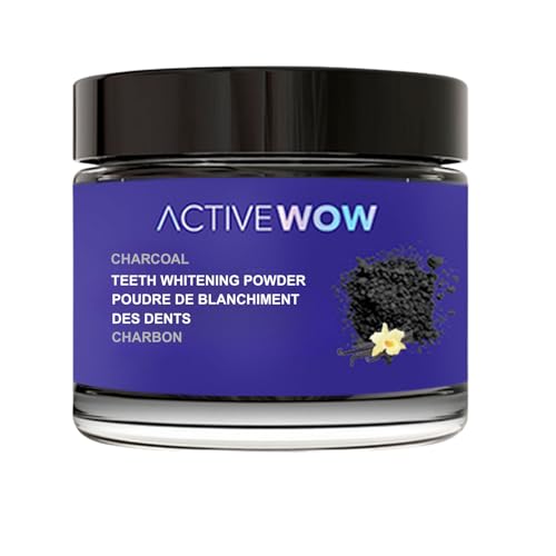 Image of Active Wow Activated Coconut Powder - Whitening Toothpaste Powder, Fluoride-Free, Sulfate & Paraben-Free, Vanilla Flavor