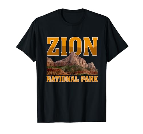 Senderismo al Parque Nacional Retro Zion Utah Camiseta