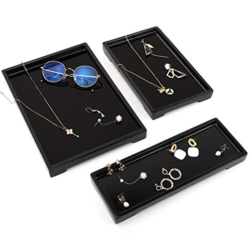 Luxspire Vanity Tray, Bathroom Tray Toilet Tank Storage Holder, Resin Kitchen Sink Trays, Vanity Countertop Organiser for Candles Soap Towel Perfume Holder Dish Decor, Large, Matte Black - Cosy Home Interiors Luxspire Vanity Tray, Bathroom Tray Toilet Tank Storage Holder, Resin Kitchen Sink Trays, Vanity Countertop Organiser for Candles Soap Towel Perfume Holder Dish Decor, Large, Matte Black - Image 8