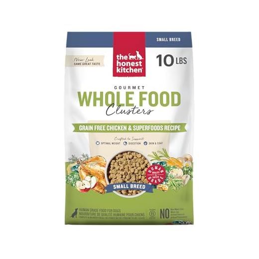 The Honest Kitchen Human Grade Whole Food Clusters Small Breed Blend Grain Free Dry Dog Food - Chicken, 10 Pound Bag