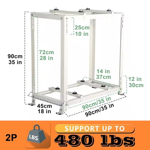 Support de montage au sol robuste et durable pour climatisation résidentielle split