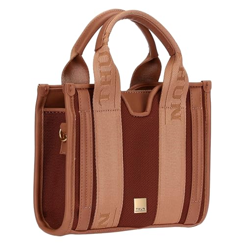 THUN - Shopper, piccola - poliestere, PU, metallo - Collezione Sempre con me - 20.5 x 7 x 17 cm - Immagine 4