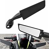 GSXR 600 750 1000 GSX1300R GSX650F GSX-R Vision plus large et plus claire: ce rétroviseur moto adopte une lentille convexe pour éliminer les angles morts et améliorer la sécurité. Le miroir antireflet assure une vision arrière ultra-nette et réduit les vertiges causés par les reflets des phares.