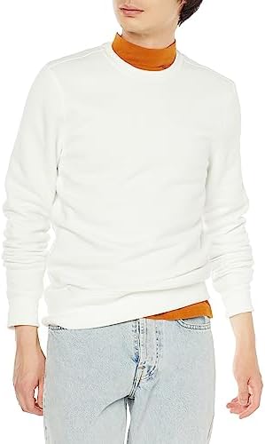 Amazon Essentials Men's Fleece Crewneck Sweatshirt (Available in Big & Tall), Off-White, X-Large