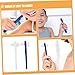 FRCOLOR 8Pcs Dual Head Tooth Cleaning Brush Portable Travel Toothbrush for Adults Hard Soft Bristles Includes Toothbrushes Versatile Tooth Care