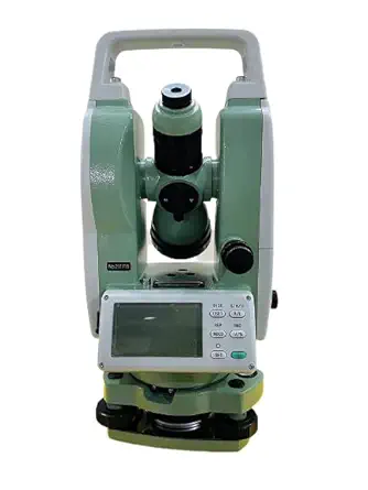 Electronic Digital Theodolite Surveying Instrument for Measuring Angles Between Designated Visible Points in The Horizontal and Vertical Planes