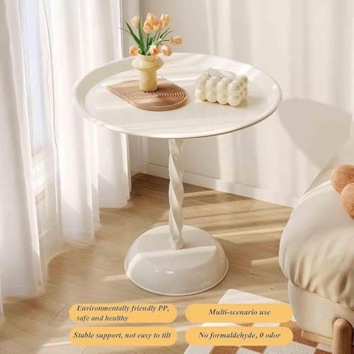 Table d'appoint ronde sur pied pour salon et bureau