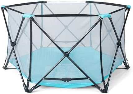 Regalo My Play Portable Playard Indoor and Outdoor with Carry Case, Aqua