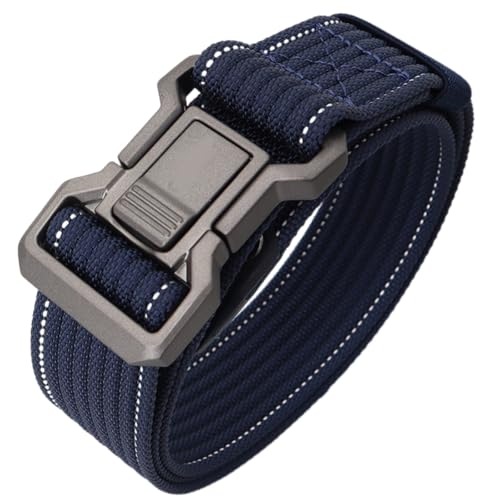 Combat Belt Heavy Duty Adjustable Nylon Strap with Fast Release Metal Buckle for Outdoor Training