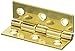 NATIONAL/SPECTRUM BRANDS HHI N211-375 2 x 1-3/8 Brass Hinge, 2-Pack