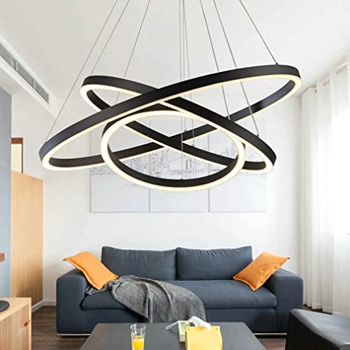 Suspension LED à intensité variable luminaire intérieur noir