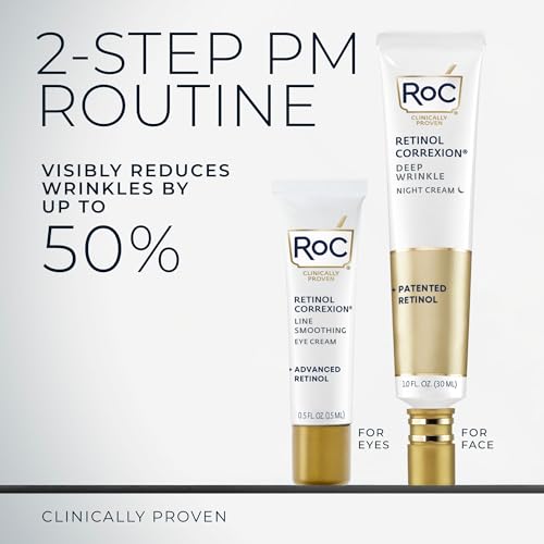 image for RoC Retinol Correxion Value Set Duo, Deep Wrinkle Anti-Aging Night Fac