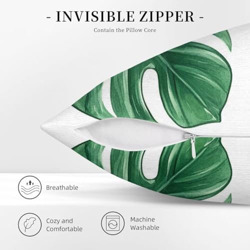 Taies d'oreillers double face impression velour vert sauge de 180 cm - 4