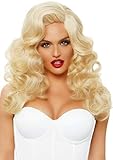 Leg Avenue Women's Bombshell Wig, Gold/Blonde Long Curly, One Size