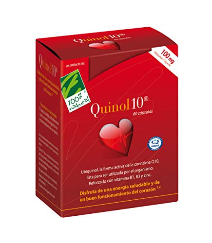 En Oferta 100% Natural Quinol 10 Ubiquinol- Complemento Alimenticio 100 Mg - 60 Cápsulas