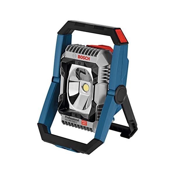 Bosch Professional 18V System Akku LED-Baustellenlampe GLI 18V-2200 C & 18V System Akku Gebläse GBL 18V-120 (bis zu 270… – Bild 3