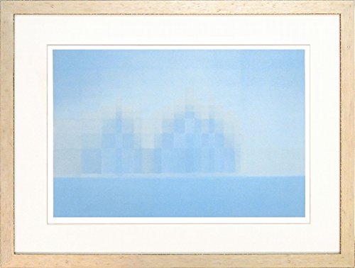 Amazon.co.jp: 五味秀夫『蜃気楼』リトグラフ 【絵画 額付 新品