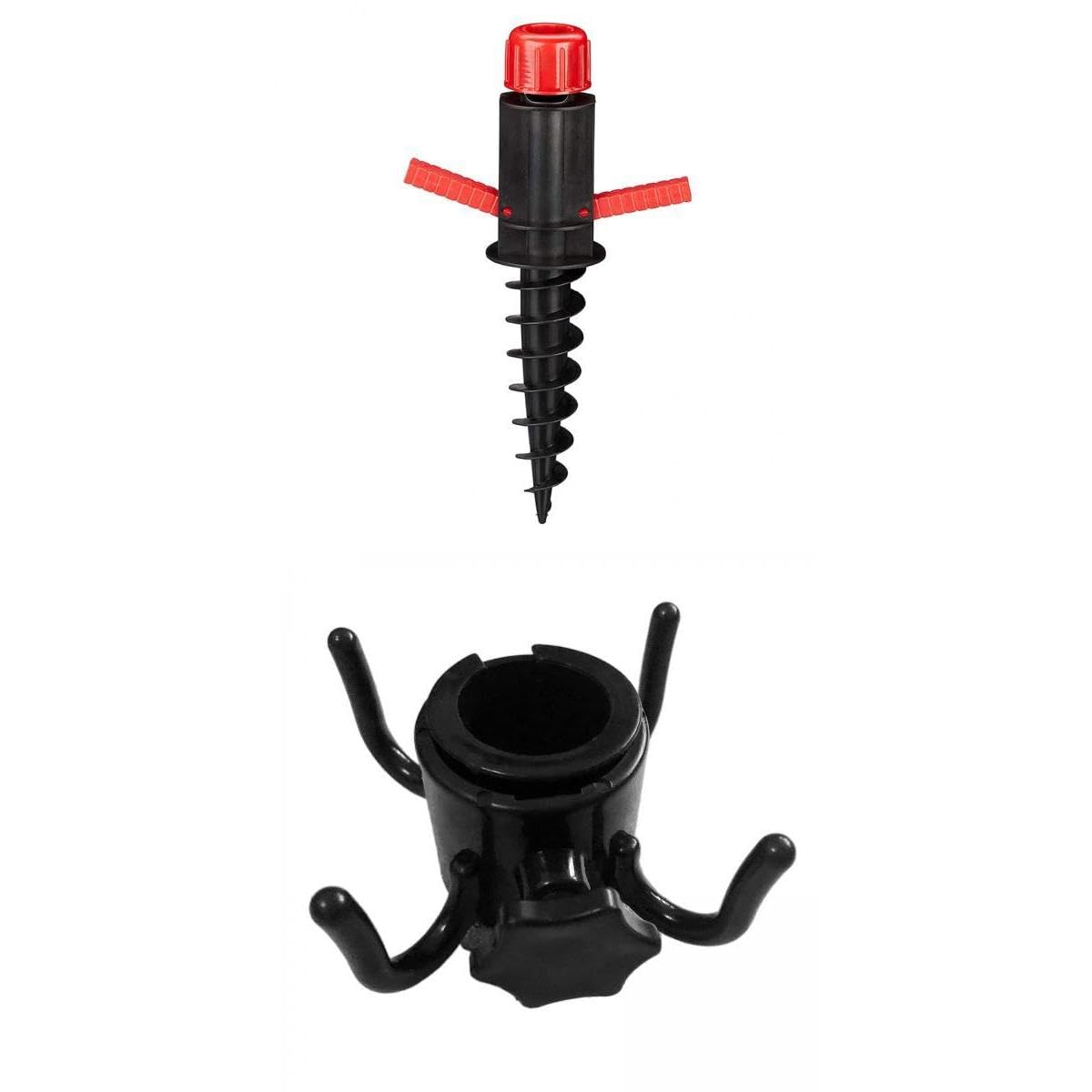 SECRET DESIRE Creations Parasol Ground Anchor Hanger Towel Hook Beach Sand Umbrella Fixed Spike Peg-image-48