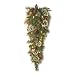 National Tree 3 Foot Wintry Pine Slim Teardrop Swag with Cones, Red Berries, Snowflakes and 50 Warm White Battery Operated LED Lights with Timer (WP1-300-3TB-1)
