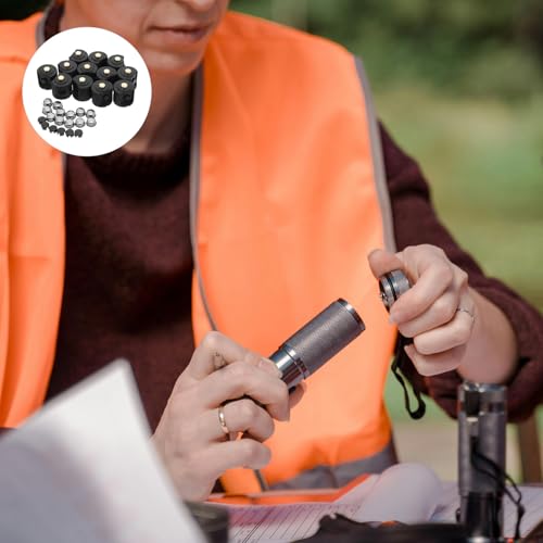 Tapa trasera resistente Veemoon de 22 mm metálica para interruptor de linternas de montaña 7