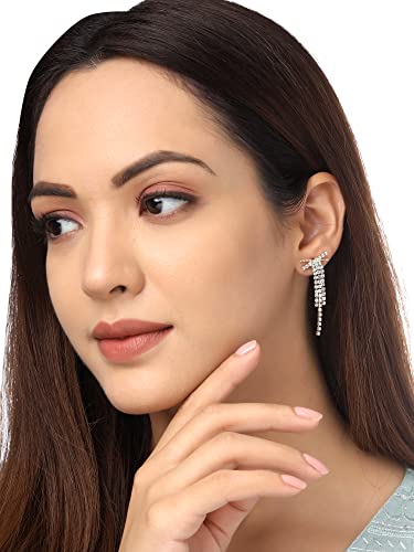 Crystal Drop Earrings for Women, Birthday Gift for Wife
