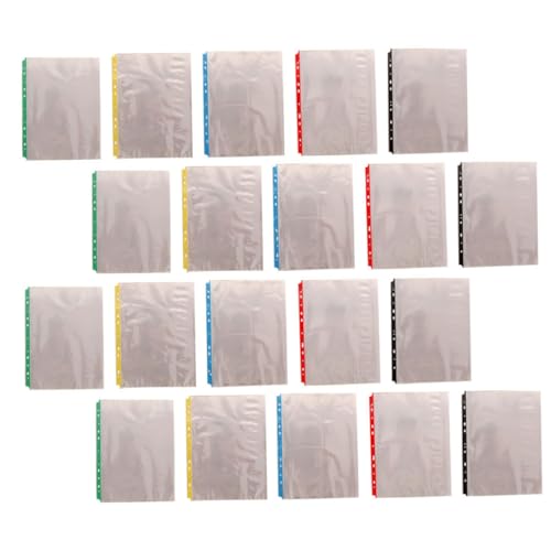 Pochettes de protection perforées A4 pour organiser les cours scolaires et dossiers de bureau
