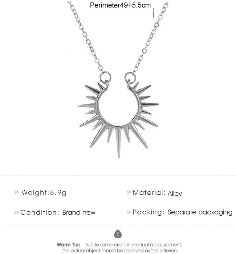 Gold Sun Necklace for Women Dainty Sunflower Pendant Necklace Vintage Bohemian Sunshine Statement Necklace Boho Minimalist Sun Jewelry - Image 3